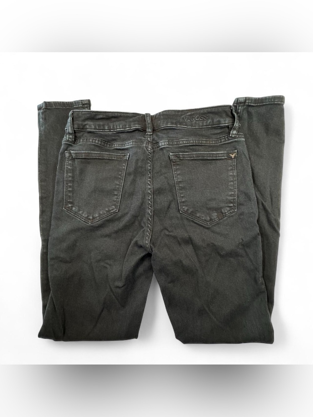 Vigoss Marley Super Skinny Jeans Size W29 L29 Black Mid Rise Streetwear Grunge
